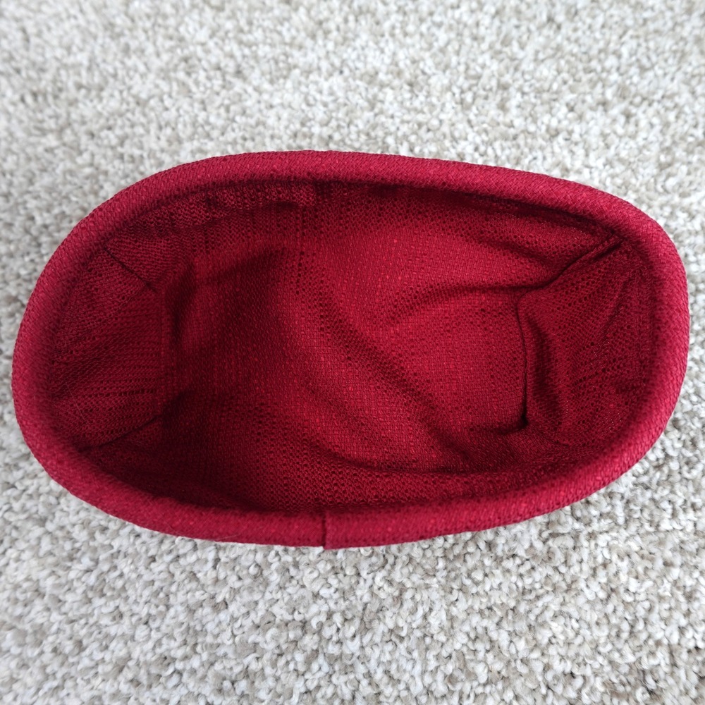 Longaberger 2007 Tidbit‎ Basket Liner Paprika Red Textured Fabric TGR 23484N